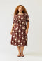 Reyes Short Sleeve Dress | Ochre Flower by Nancybird. Australian Art Prints, Gifts, Fashion and Homewares. Green Door Decor. www.greendoordecor.com.au
