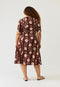 Reyes Short Sleeve Dress | Ochre Flower by Nancybird. Australian Art Prints, Gifts, Fashion and Homewares. Green Door Decor. www.greendoordecor.com.au