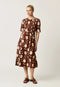 Reyes Short Sleeve Dress | Ochre Flower by Nancybird. Australian Art Prints, Gifts, Fashion and Homewares. Green Door Decor. www.greendoordecor.com.au
