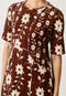 Reyes Short Sleeve Dress | Ochre Flower by Nancybird. Australian Art Prints, Gifts, Fashion and Homewares. Green Door Decor. www.greendoordecor.com.au