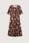 Reyes Short Sleeve Dress | Ochre Flower by Nancybird. Australian Art Prints, Gifts, Fashion and Homewares. Green Door Decor. www.greendoordecor.com.au