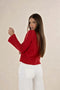 Rixie Cardigan | Red by Humidity Lifestyle. Australian Art Prints, Gifts, Fashion and Homewares. Green Door Decor. www.greendoordecor.com.au