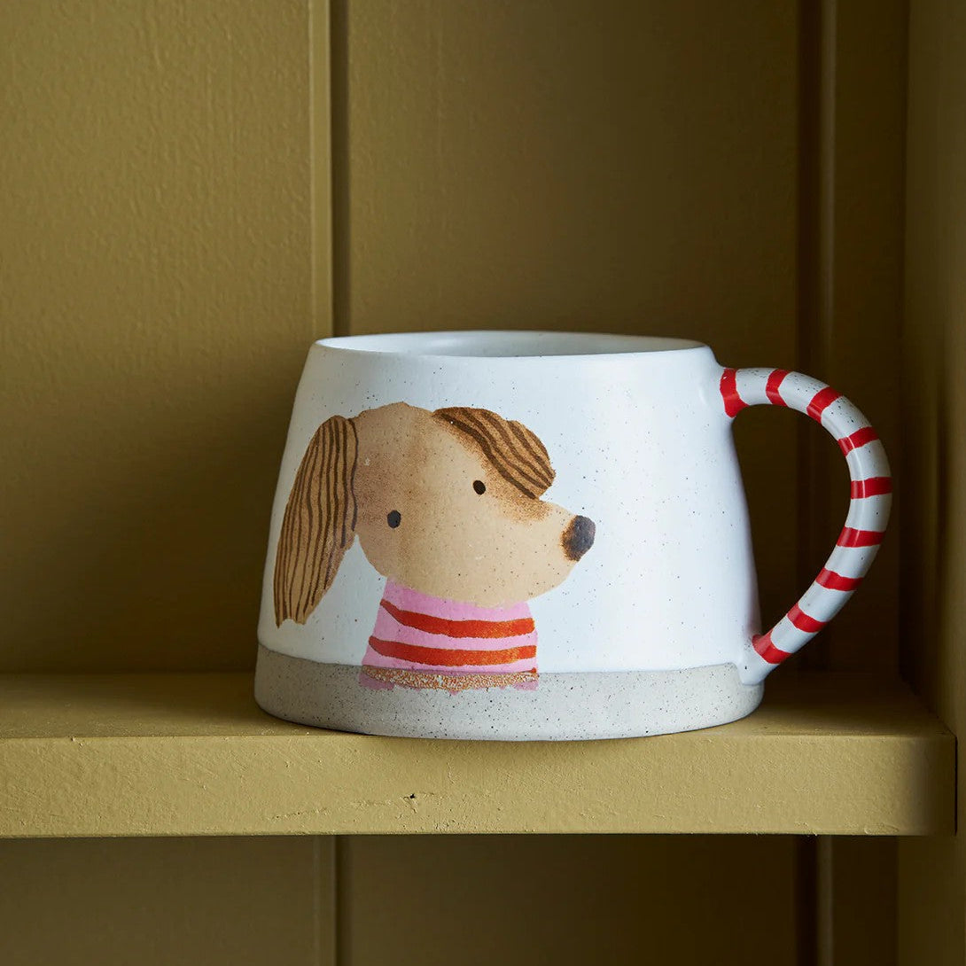 Rocket Mug | RGA x Carolyn Gavin - 4 Dogs & a Cat by Robert Gordon. Australian Art Prints, Fashion and Homewares. Green Door Decor. www.greendoordecor.com.au
