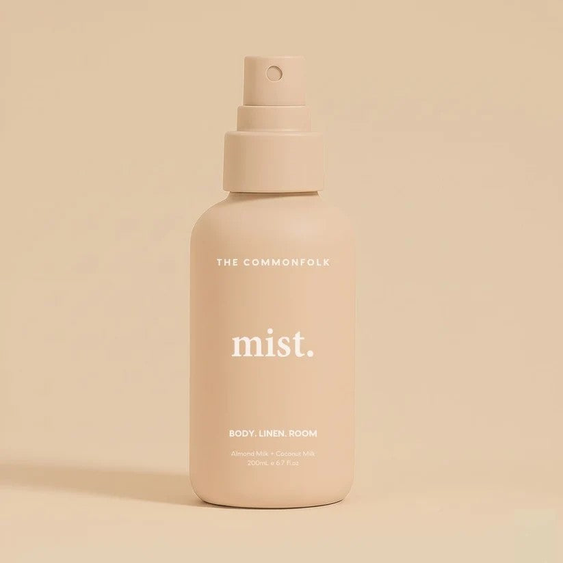 Room Mist Spray | Byron Bay - Almond Milk + Coconut Milk by The Commonfolk Collective. Australian Art Prints, Gifts, Fashion and Homewares. Green Door Decor. www.greendoordecor.com.au