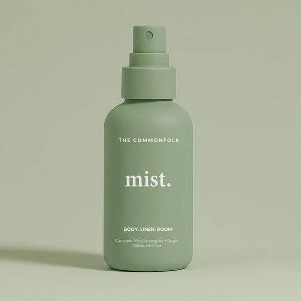 Room Mist Spray | Hudson Valley - Cucumber, Mint, Lemongrass + Ginger by The Commonfolk Collective. Australian Art Prints, Gifts, Fashion and Homewares. Green Door Decor. www.greendoordecor.com.au