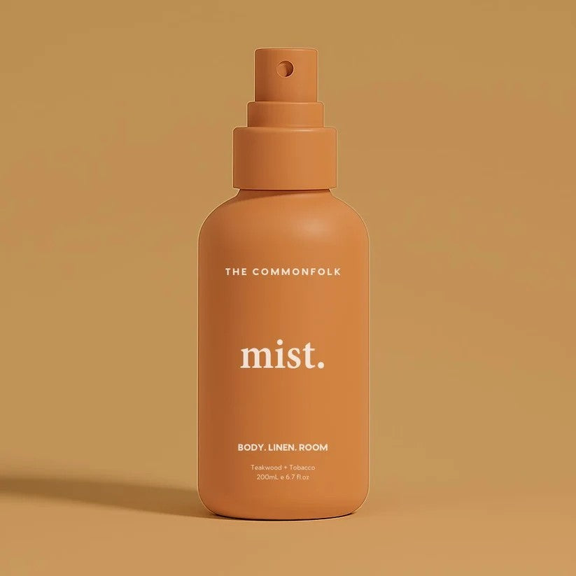 Room Mist Spray | India - Teakwood + Tobacco by The Commonfolk Collective. Australian Art Prints, Gifts, Fashion and Homewares. Green Door Decor. www.greendoordecor.com.au
