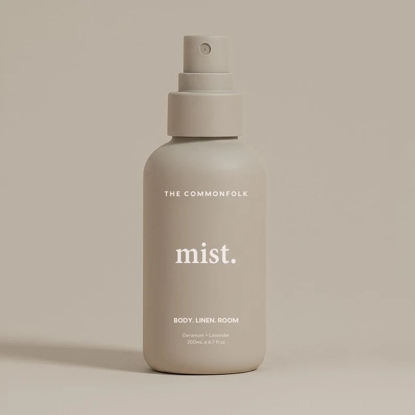 Room Mist Spray | Wanaka - Geranium + Lavender by The Commonfolk Collective. Australian Art Prints, Gifts, Fashion and Homewares. Green Door Decor. www.greendoordecor.com.au