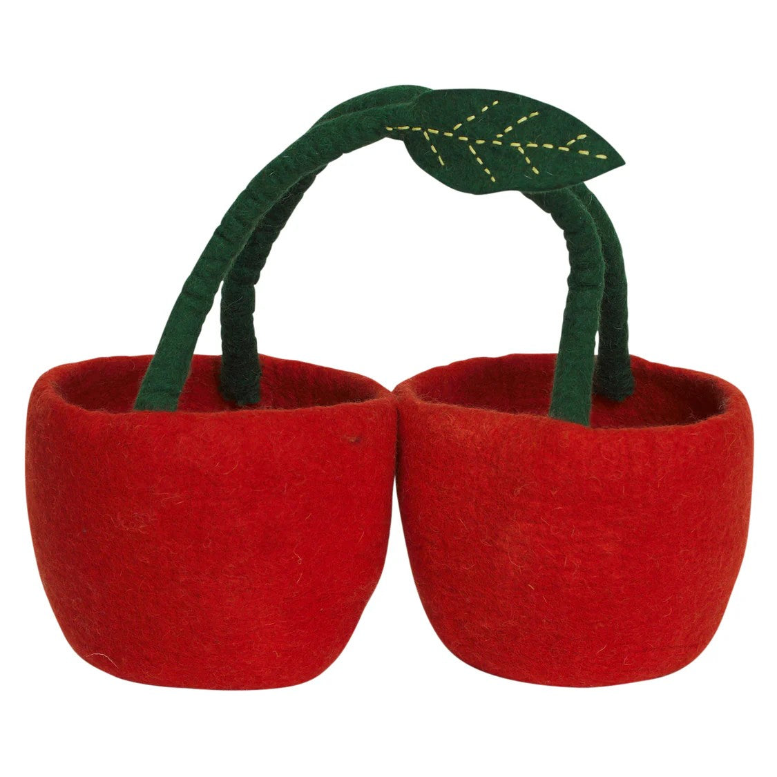 'Rosella' Felt Basket by Sage and Clare. Australian Art Prints and Homewares. Green Door Decor. www.greendoordecor.com.au