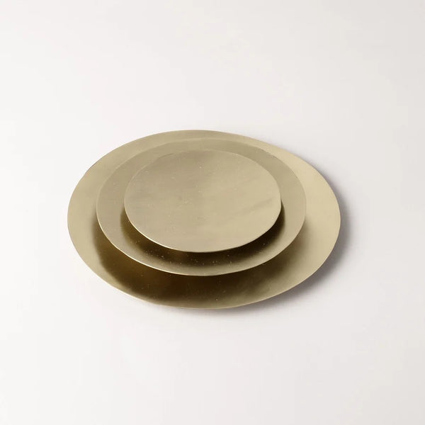 Round Brass Plate | Various Sizes by New Direction Imports. Australian Art Prints, Gifts, Fashion and Homewares. Green Door Decor. www.greendoordecor.com.au