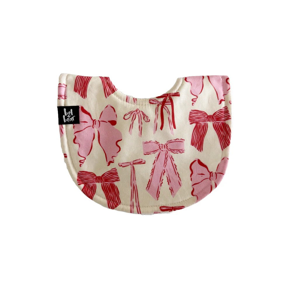 Roundie Bib | Tickled Pink by Bel and Bear. Australian Art Prints, Fashion and Homewares. Green Door Decor. www.greendoordecor.com.au