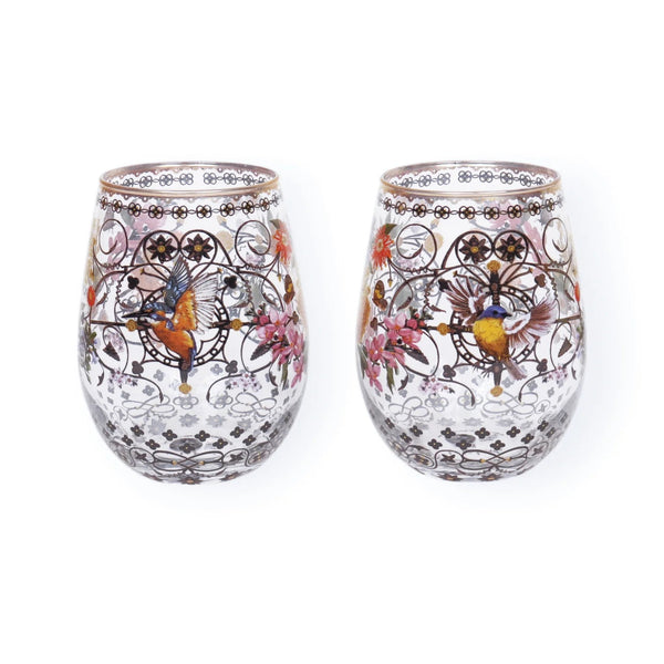 Glass Tumbler (Set of 2) | Royal Botanic Gardens Victoria by La La Land. Australian Art Prints and Homewares. Green Door Decor. www.greendoordecor.com.au