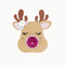 Rudolph | Lipstick Stocking Stuffer by Oh Flossy. Australian Art Prints and Homewares. Green Door Decor. www.greendoordecor.com.au