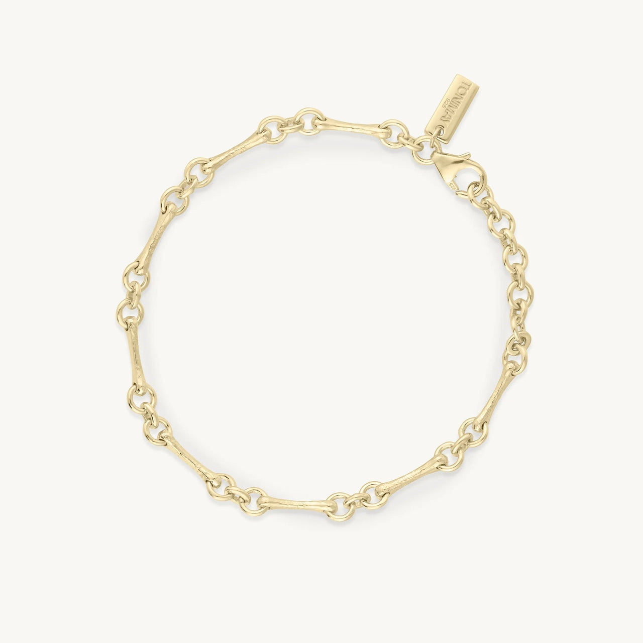 'Rue' Gold Bracelet by ToniMay. Australian Art Prints, Gifts, Fashion and Homewares. Green Door Decor. www.greendoordecor.com.au