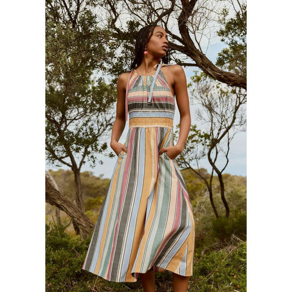 Sadie Dress | Atlas Stripe by Nancybird. Australian Art Prints, Gifts, Fashion and Homewares. Green Door Decor. www.greendoordecor.com.au