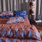 'Safia' Linen Standard Pillowcase Set | Blue Jay by Sage and Clare. Australian Art Prints and Homewares. Green Door Decor. www.greendoordecor.com.au