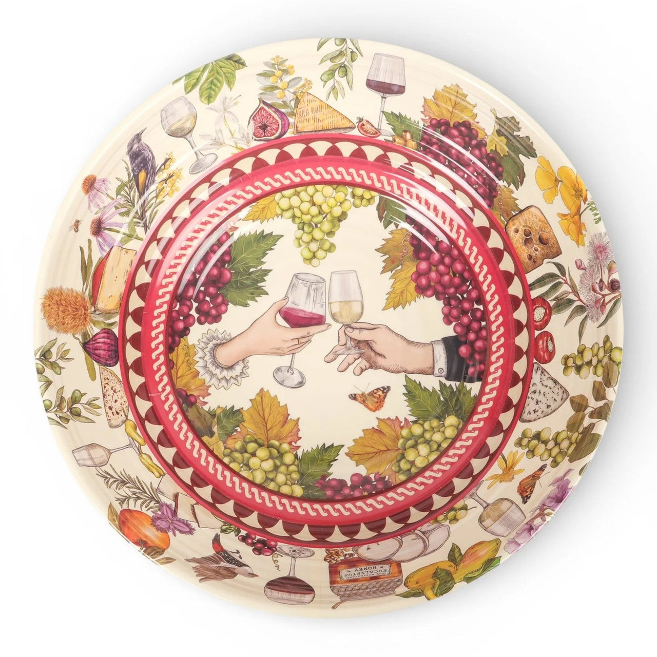 Salad Bowl | Vineyard Visions by La La Land. Australian Art Prints, Gifts, Fashion and Homewares. Green Door Decor. www.greendoordecor.com.au
