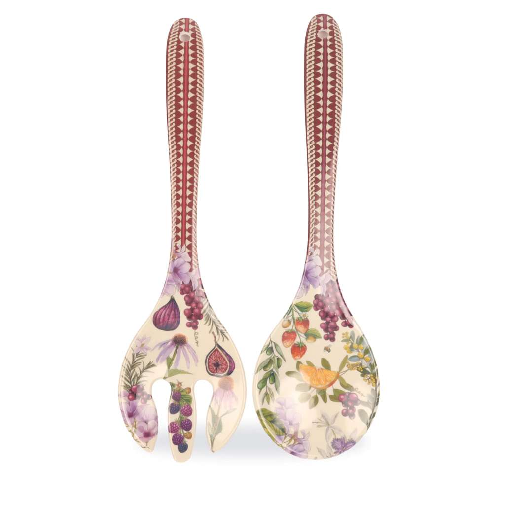 Salad Servers | Vineyard Visions by La La Land. Australian Art Prints, Gifts, Fashion and Homewares. Green Door Decor. www.greendoordecor.com.au
