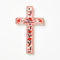 'Samira' Large Cross | Pink Flower by Jones and Co. Australian Art Prints, Gifts, Fashion and Homewares. Green Door Decor. www.greendoordecor.com.au