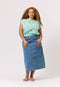 Samira Skirt | Denim by Nancybird. Australian Art Prints and Homewares. Green Door Decor. www.greendoordecor.com.au