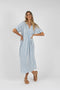 Santos Kaftan | Blue Stripe by Humidity Lifestyle. Australian Art Prints and Homewares. Green Door Decor. www.greendoordecor.com.au