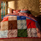 'Savannah' Patchwork Bedcover by Sage and Clare. Australian Art Prints, Gifts, Fashion and Homewares. Green Door Decor. www.greendoordecor.com.au