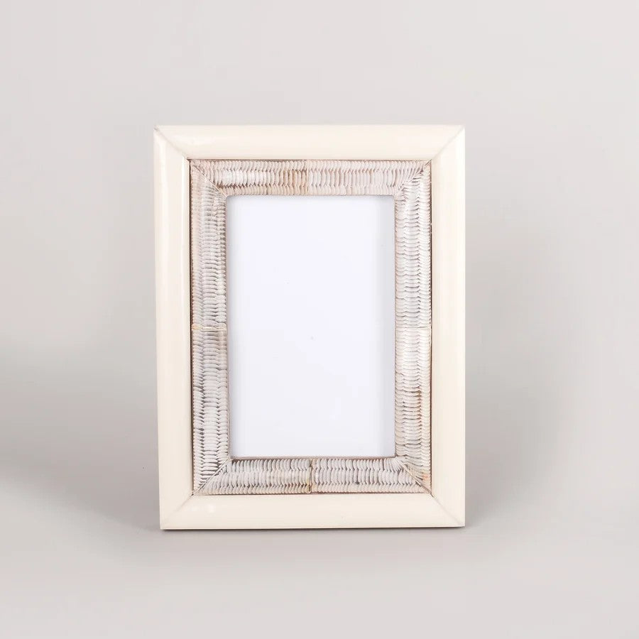 Scale and Ivory Resin Photo Frame | 4 x 6" by New Direction Imports. Australian Art Prints, Gifts, Fashion and Homewares. Green Door Decor. www.greendoordecor.com.au