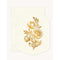 Scallop Greeting Card | 'Floral Blank' by Bespoke Letterpress. Australian Art Prints, Gifts, Fashion and Homewares. Green Door Decor. www.greendoordecor.com.au