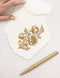 Scallop Greeting Card | 'Floral Blank' by Bespoke Letterpress. Australian Art Prints, Gifts, Fashion and Homewares. Green Door Decor. www.greendoordecor.com.au