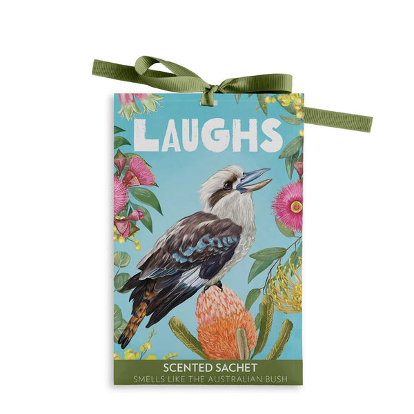 Scented Sachet | Laughs by La La Land. Australian Art Prints, Gifts, Fashion and Homewares. Green Door Decor. www.greendoordecor.com.au
