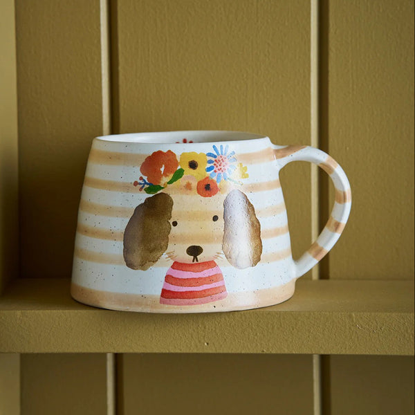 Scout Mug | RGA x Carolyn Gavin - 4 Dogs & a Cat by Robert Gordon. Australian Art Prints, Fashion and Homewares. Green Door Decor. www.greendoordecor.com.au