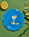 Seaview Stoneware Cocktail Plate by La La Land. Australian Art Prints, Gifts, Fashion and Homewares. Green Door Decor. www.greendoordecor.com.au