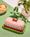Seaview Stoneware Hot Chilli Butter Dish by La La Land. Australian Art Prints, Gifts, Fashion and Homewares. Green Door Decor. www.greendoordecor.com.au