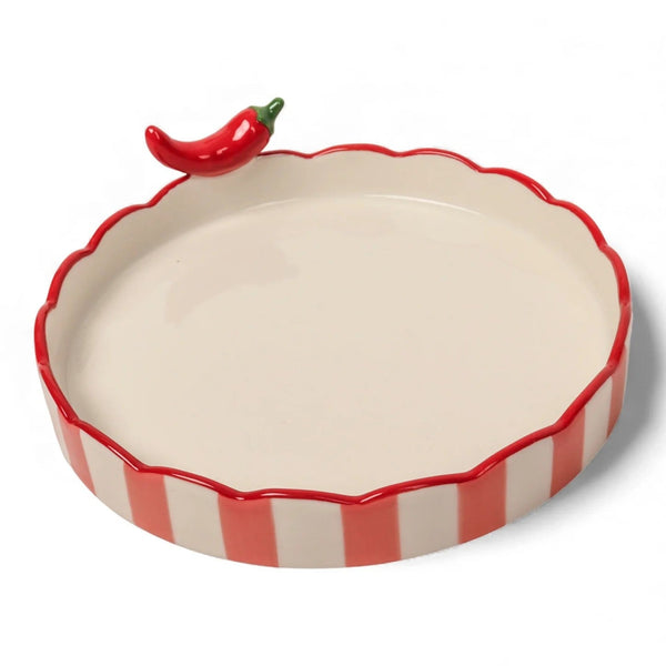 Seaview Stoneware Hot Chilli Dish by La La Land. Australian Art Prints, Gifts, Fashion and Homewares. Green Door Decor. www.greendoordecor.com.au