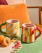 Seaview Stoneware Lobster Mug by La La Land. Australian Art Prints, Gifts, Fashion and Homewares. Green Door Decor. www.greendoordecor.com.au
