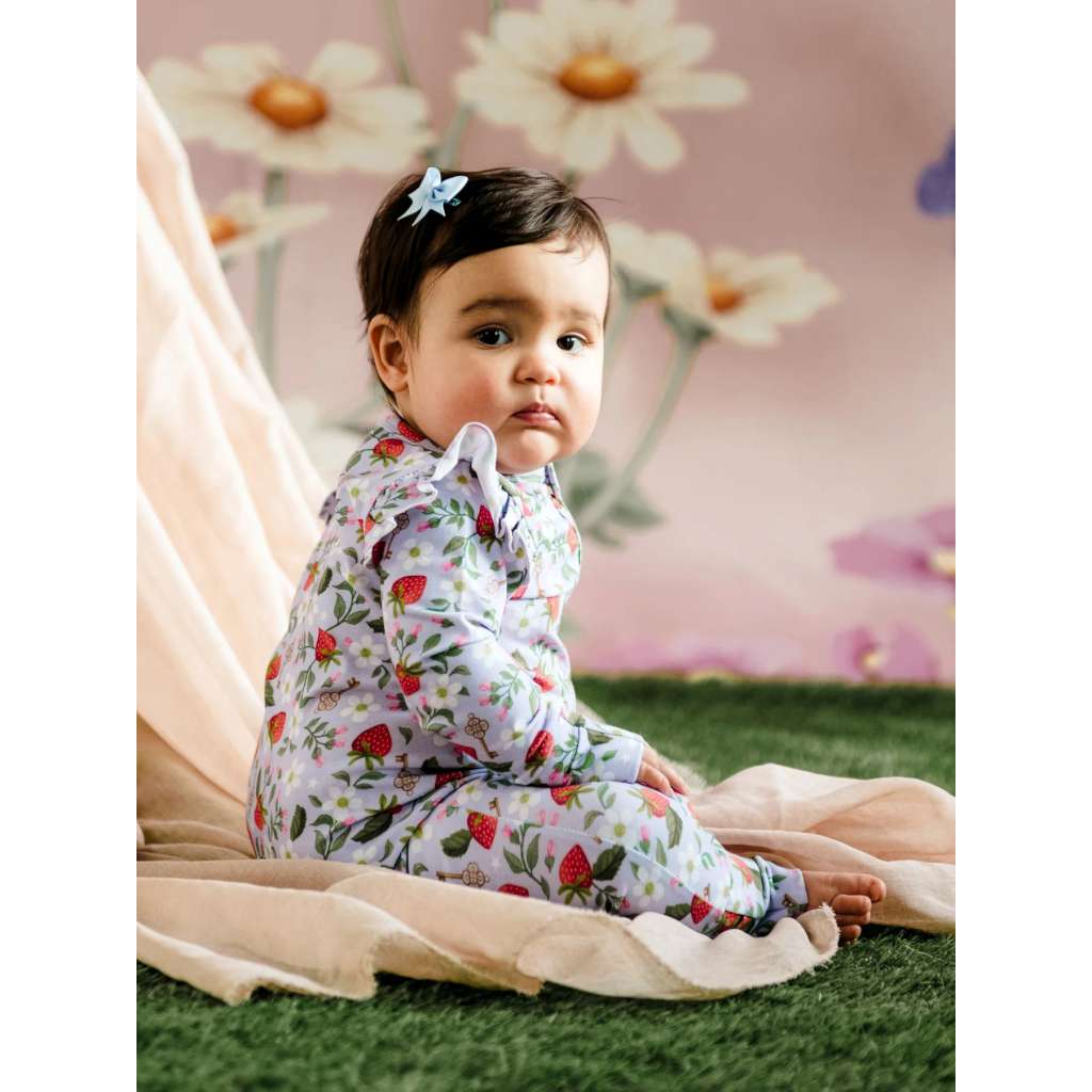 'Secret Diary' Precious Frill Coverall | Violet by Fleur Harris. Australian Art Prints and Homewares. Green Door Decor. www.greendoordecor.com.au