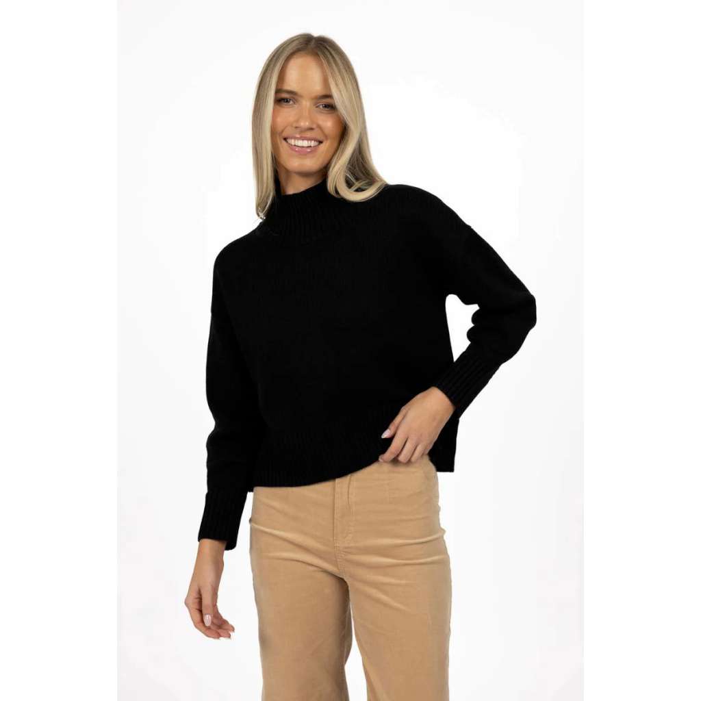 Mae Jumper | Black by Humidity Lifestyle. Australian Art Prints, Gifts, Fashion and Homewares. Green Door Decor. www.greendoordecor.com.au