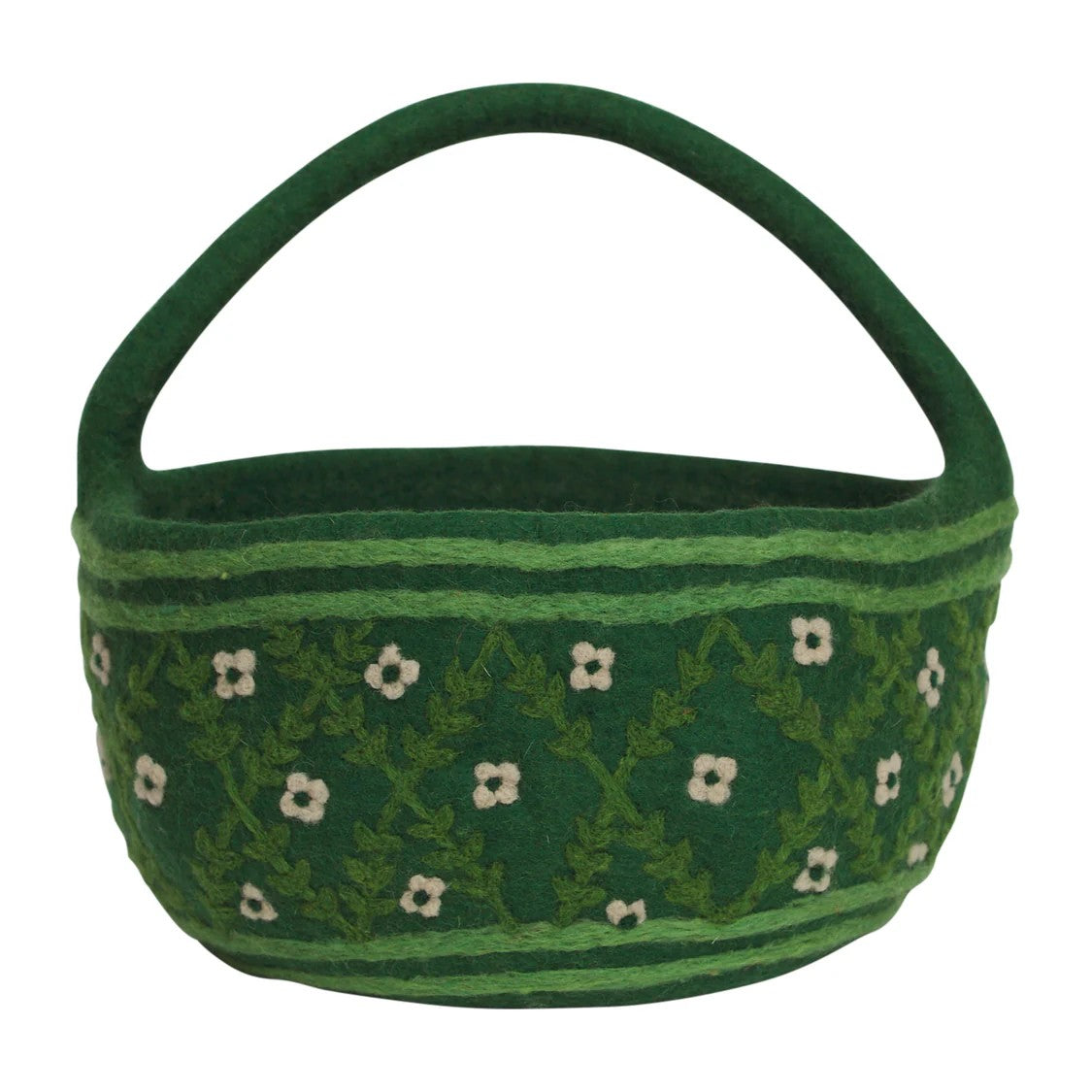 'Serafina' Felt Basket by Sage and Clare. Australian Art Prints and Homewares. Green Door Decor. www.greendoordecor.com.au