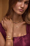 'Seraphine' Gold Necklace by ToniMay. Australian Art Prints, Gifts, Fashion and Homewares. Green Door Decor. www.greendoordecor.com.au