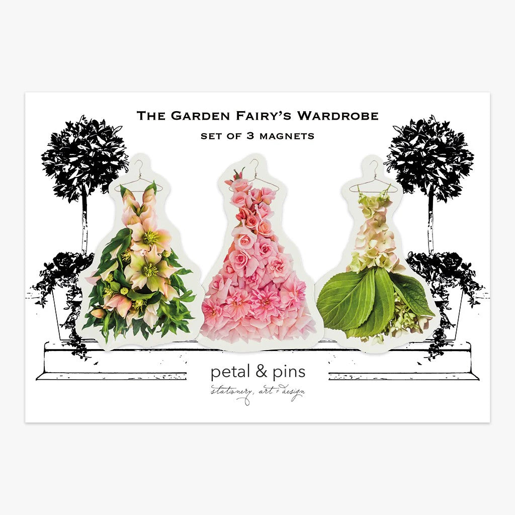 Fridge Magnets - Set of 3 | Garden Fairy's Wardrobe. Australian Art Prints, Gifts, Fashion and Homewares. Green Door Decor. www.greendoordecor.com.au