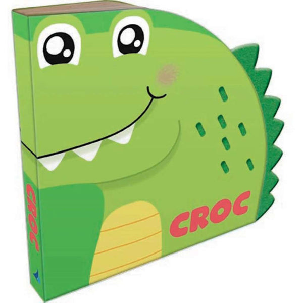 Shaped Felt Book | Crocodile by Lake Press. Australian Art Prints and Homewares. Green Door Decor. www.greendoordecor.com.au