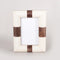Sheesham Wood and Ivory Resin Photo Frame | 4 x 6" by New Direction Imports. Australian Art Prints, Gifts, Fashion and Homewares. Green Door Decor. www.greendoordecor.com.au