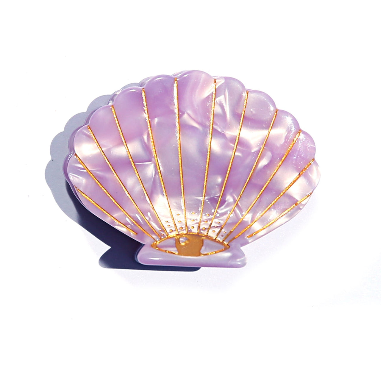 Hair Claw | Lilac Shell by Kingston Jewellery. Australian Art Prints and Homewares. Green Door Decor. www.greendoordecor.com.au