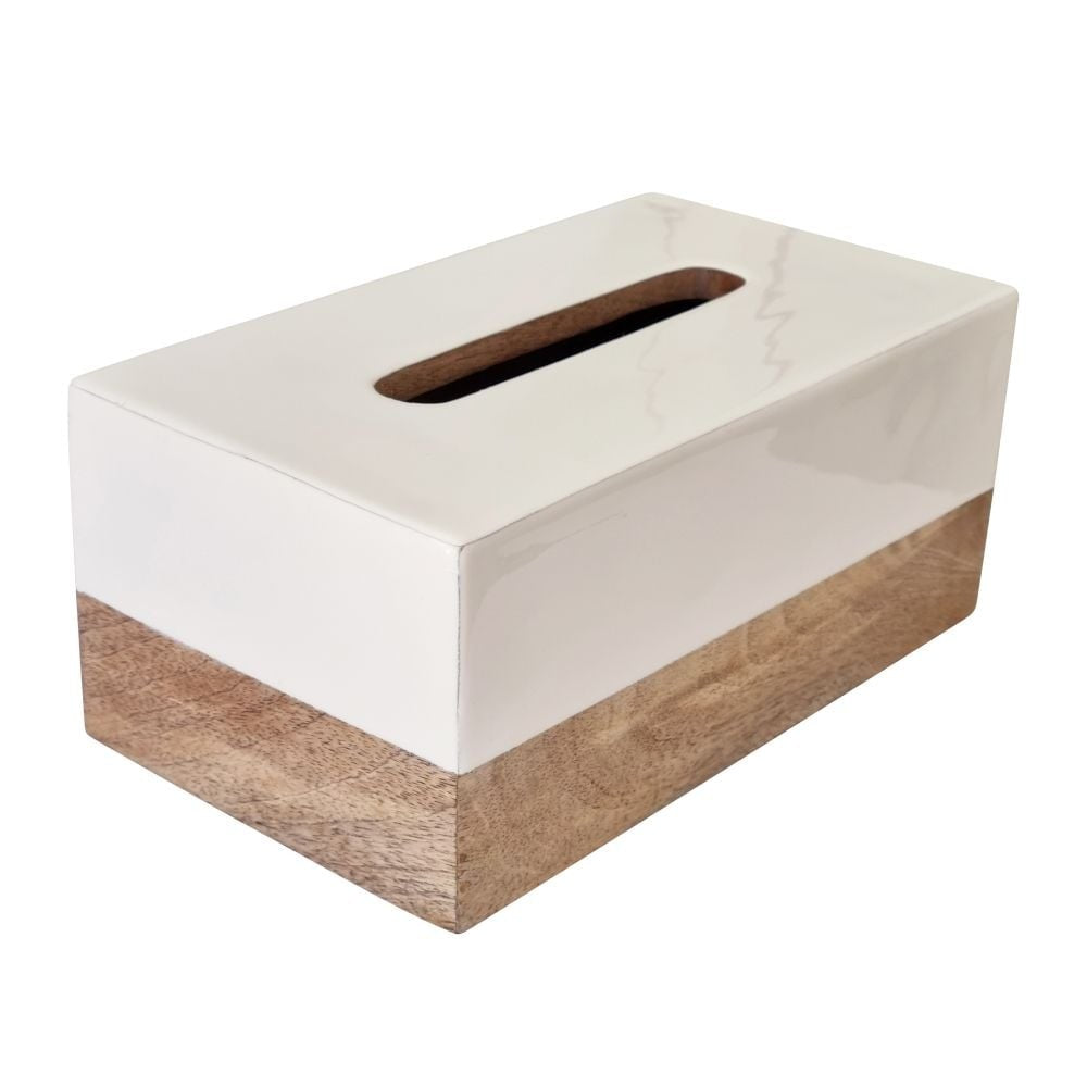 Shirley Tissue Box Cover | Natural - Rectangle by J.Elliot Home. Australian Art Prints, Gifts, Fashion and Homewares. Green Door Decor. www.greendoordecor.com.au