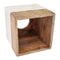 Shirley Tissue Box Cover | Natural - Square by J.Elliot Home. Australian Art Prints, Gifts, Fashion and Homewares. Green Door Decor. www.greendoordecor.com.au