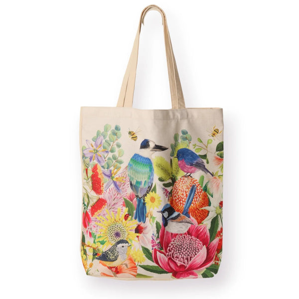 Shopping Tote Bag | Enchanted Garden by La La Land. Australian Art Prints and Homewares. Green Door Decor. www.greendoordecor.com.au