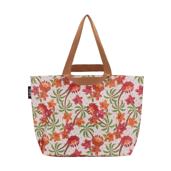Shopper Tote | Hibiscus Retreat by Kollab. Australian Art Prints, Gifts, Fashion and Homewares. Green Door Decor. www.greendoordecor.com.au