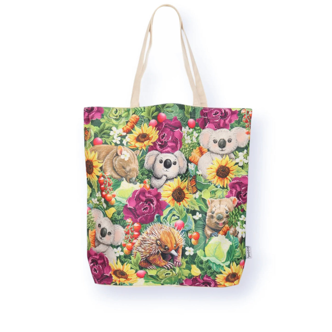 Shopping Tote | Garden Giggles by La La Land. Australian Art Prints and Homewares. Green Door Decor. www.greendoordecor.com.au