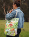 Shopping Tote | Garden Giggles River by La La Land. Australian Art Prints and Homewares. Green Door Decor. www.greendoordecor.com.au