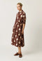 Short Sleeve Paloma Dress | Ochre Flower by Nancybird. Australian Art Prints, Gifts, Fashion and Homewares. Green Door Decor. www.greendoordecor.com.au