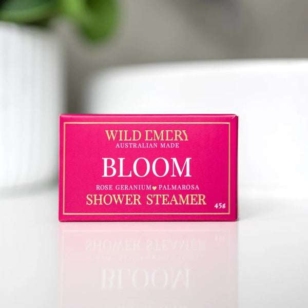 Shower Steamer | Bloom by Wild Emery. Australian Art Prints, Fashion and Homewares. Green Door Decor. www.greendoordecor.com.au
